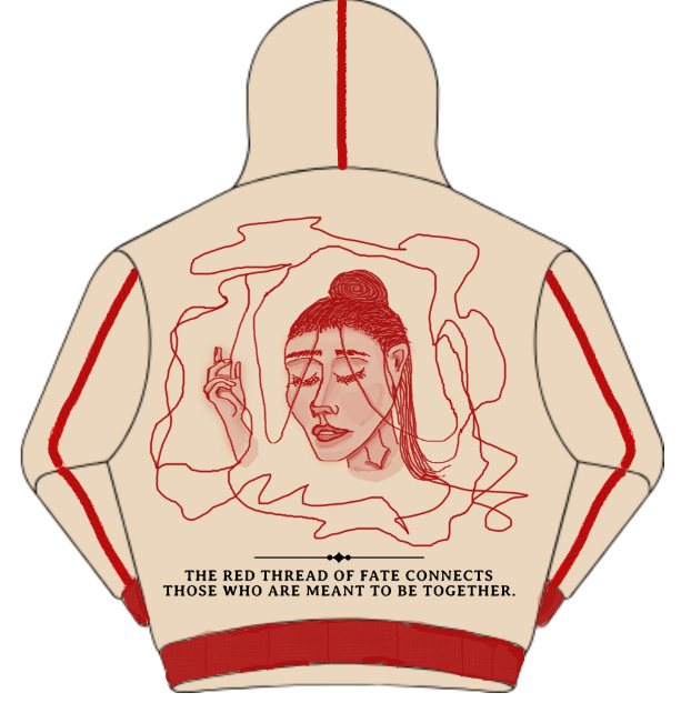 sudadera “RED THREAD”